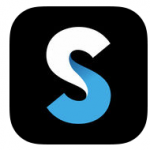 Splice video editing app logo. 