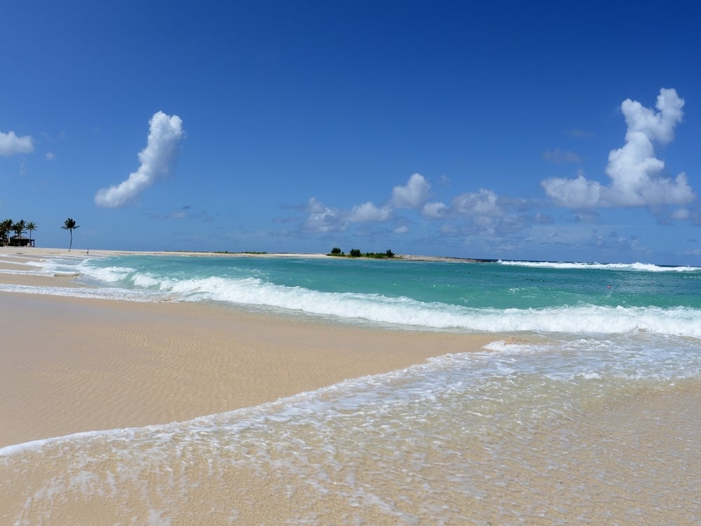 Sunset at the Reef - Paradise Island Beach, Nassau Bahamas…