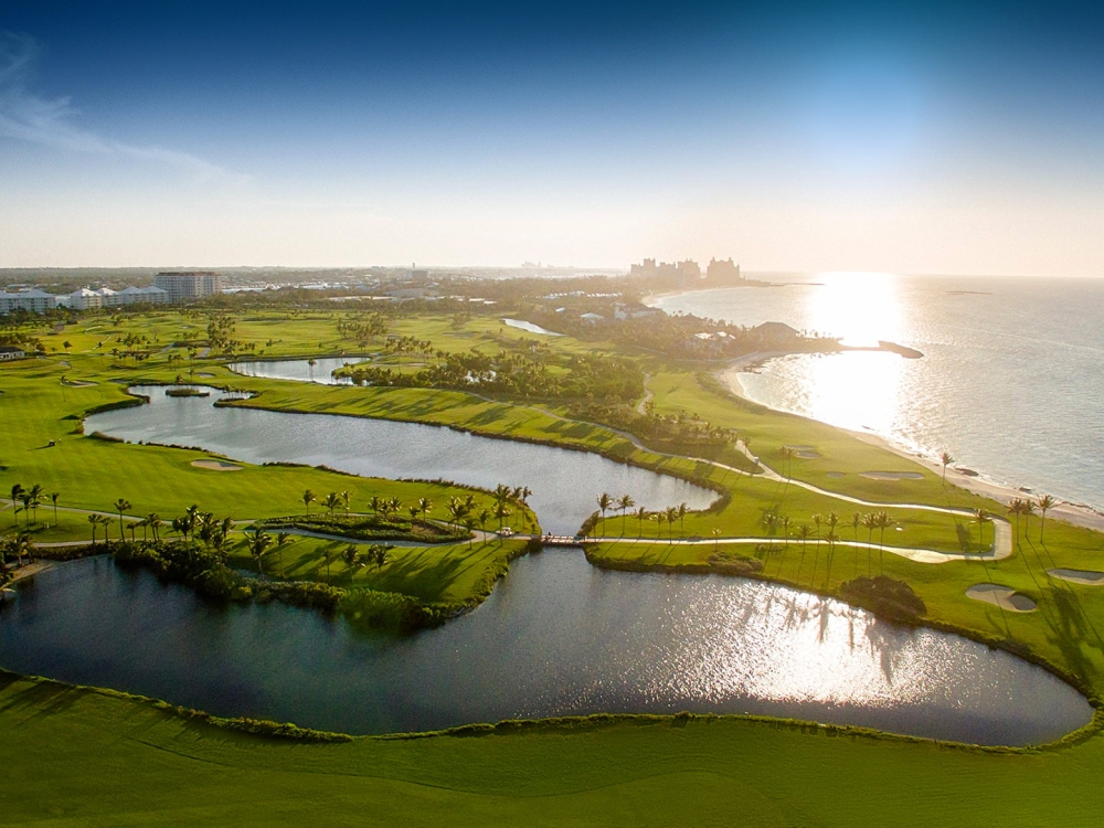 The Ocean Club Golf Course in Nassau Paradise Island Desktop Wallpaper